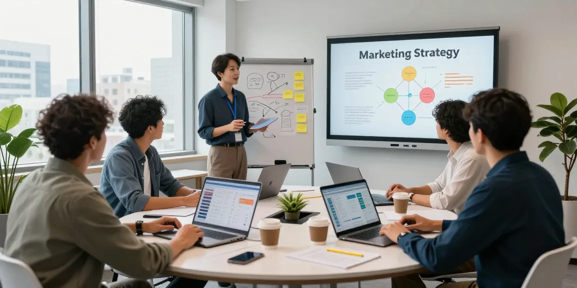 Marketing professionals discussing digital strategies at miraviglp.com.