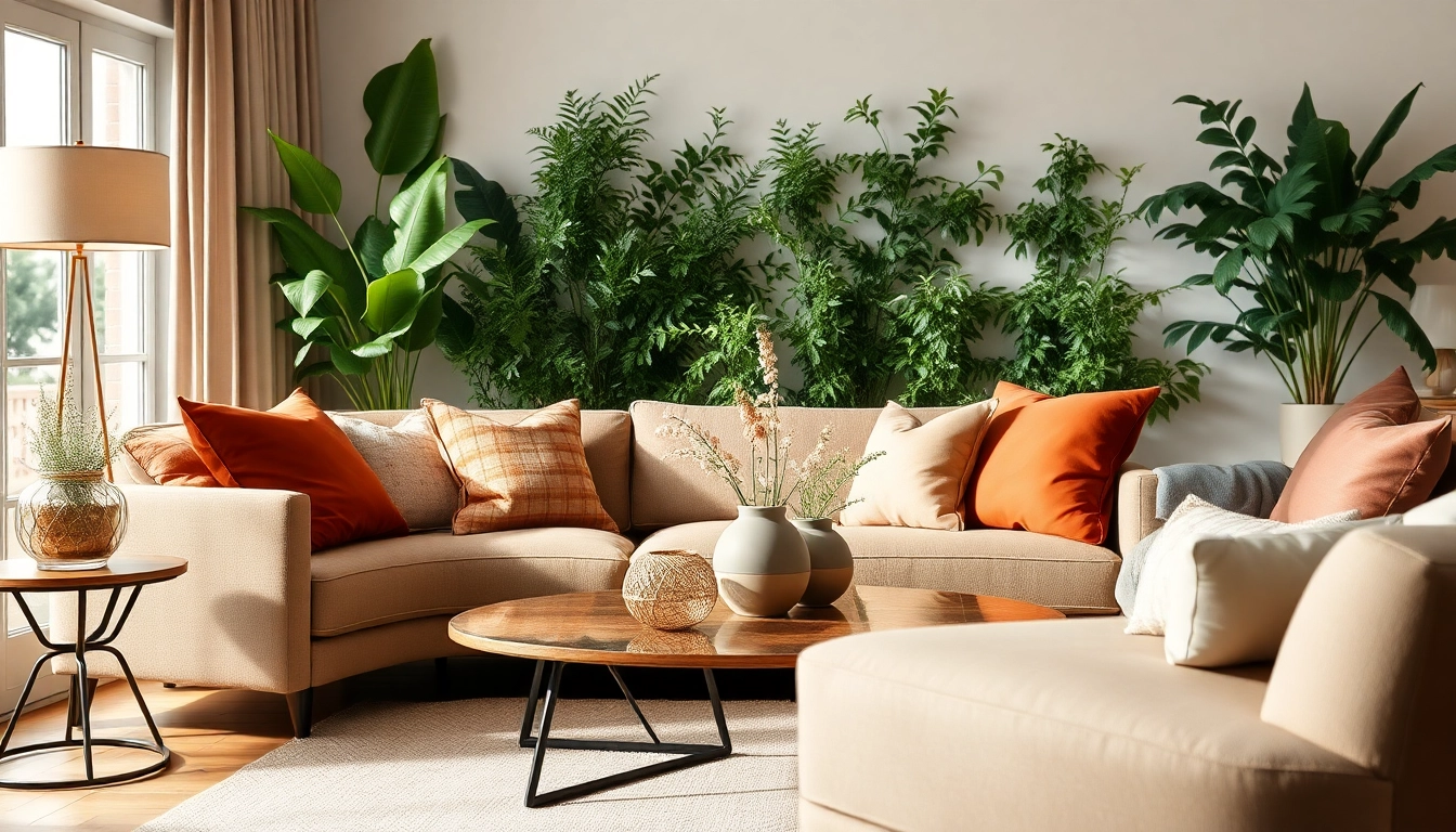 Comfortable living room at fonne.nl showcasing warmth and cozy design elements.
