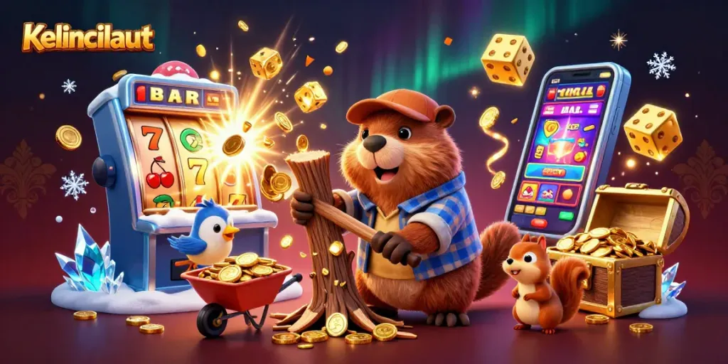 Engage in thrilling winnings at kelincilaut with cartoon beaver, big slots, and exploding jackpots!