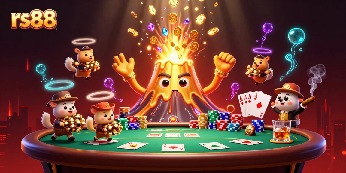 Experience thrilling gaming adventures at rs88 with a victorious volcano erupting treasures.