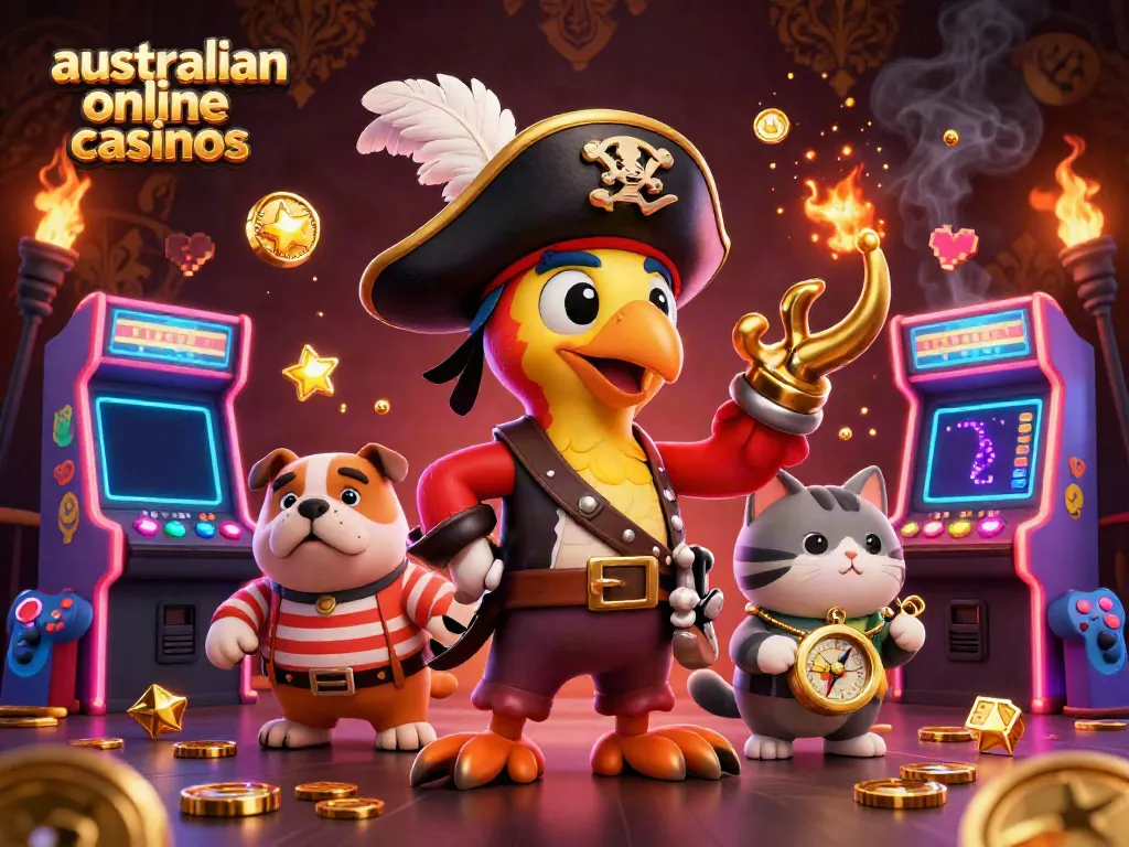 Engage with top australian online casinos featuring dynamic game elements and colorful characters