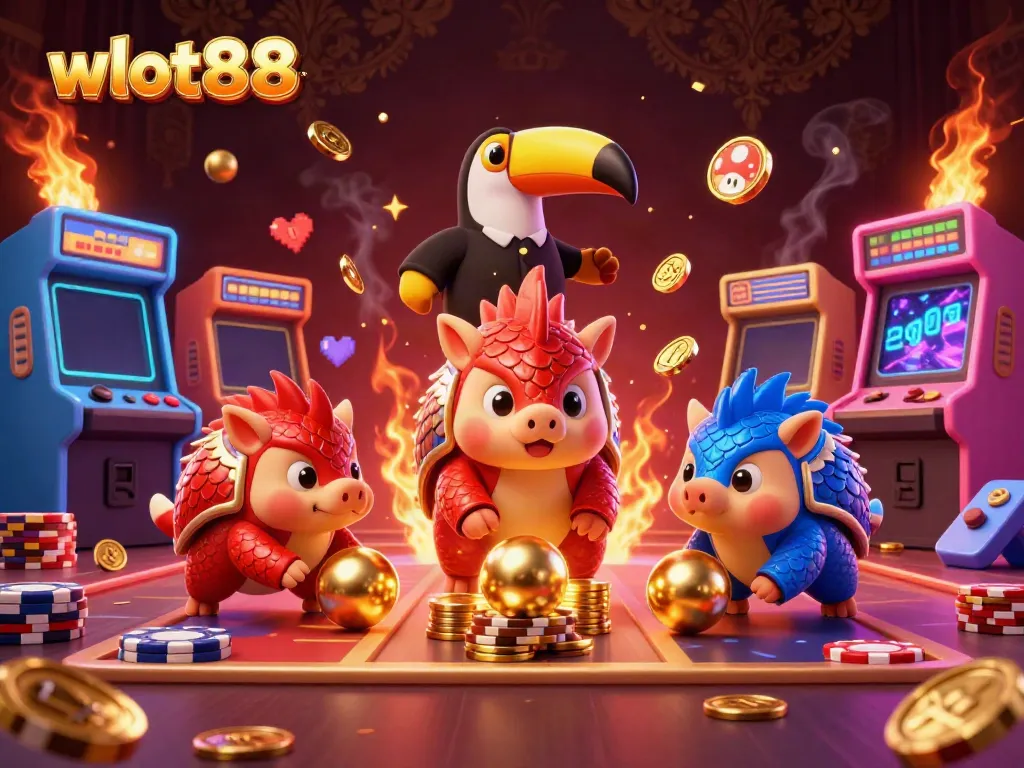 Permainan slot wslot888 dengan pangolin bertarung dalam keceriaan taruhan