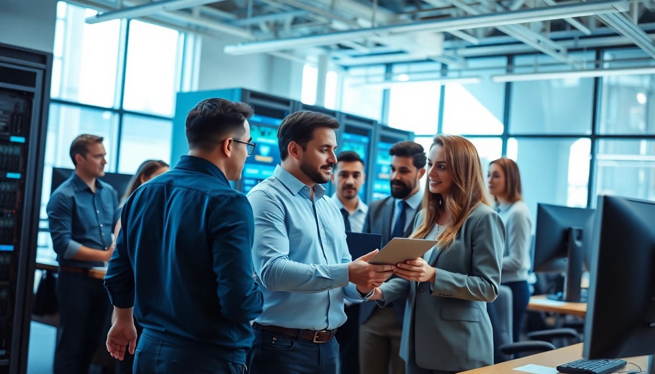 Boost efficiency with expert Managed IT Services from https://dmeomaha.com as a diverse IT team collaborates.