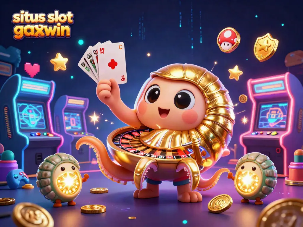 Experience vibrant visuals of situs slot gacor maxwin with a colorful casino-themed illustration.