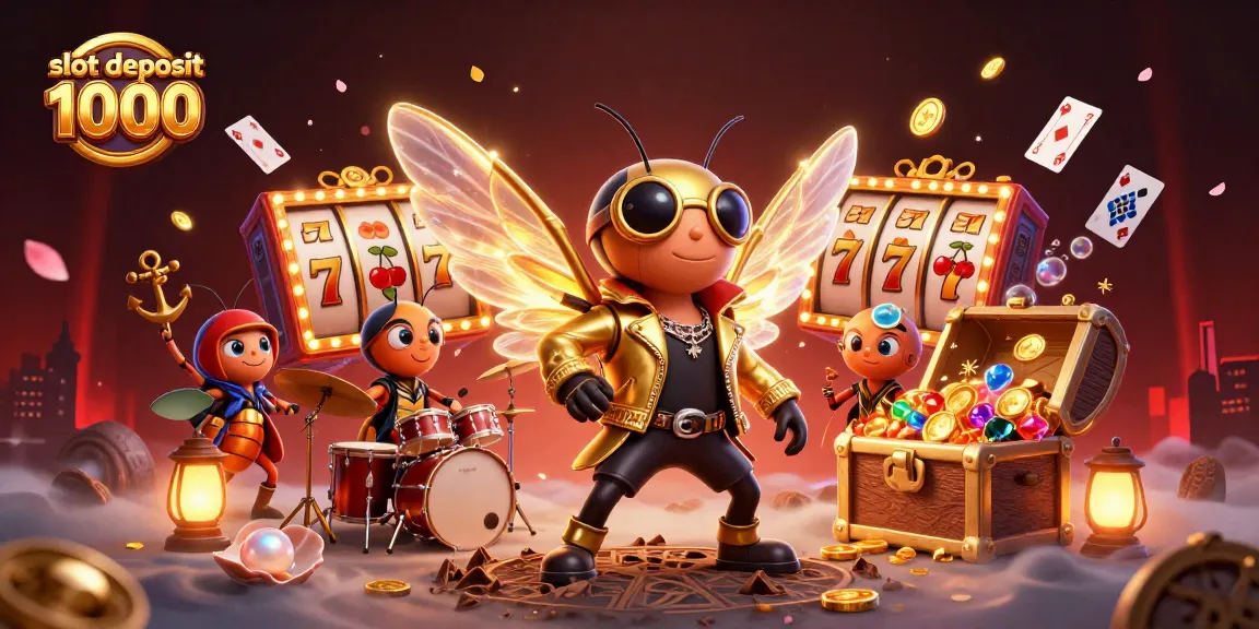 Permainan slot deposit 1000 yang seru dengan pemenang jackpot dan simbol keberuntungan