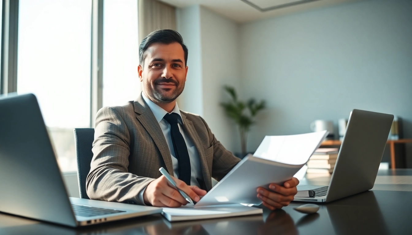 Stuart Divorce Lawyer providing legal consultation in a professional office setting.