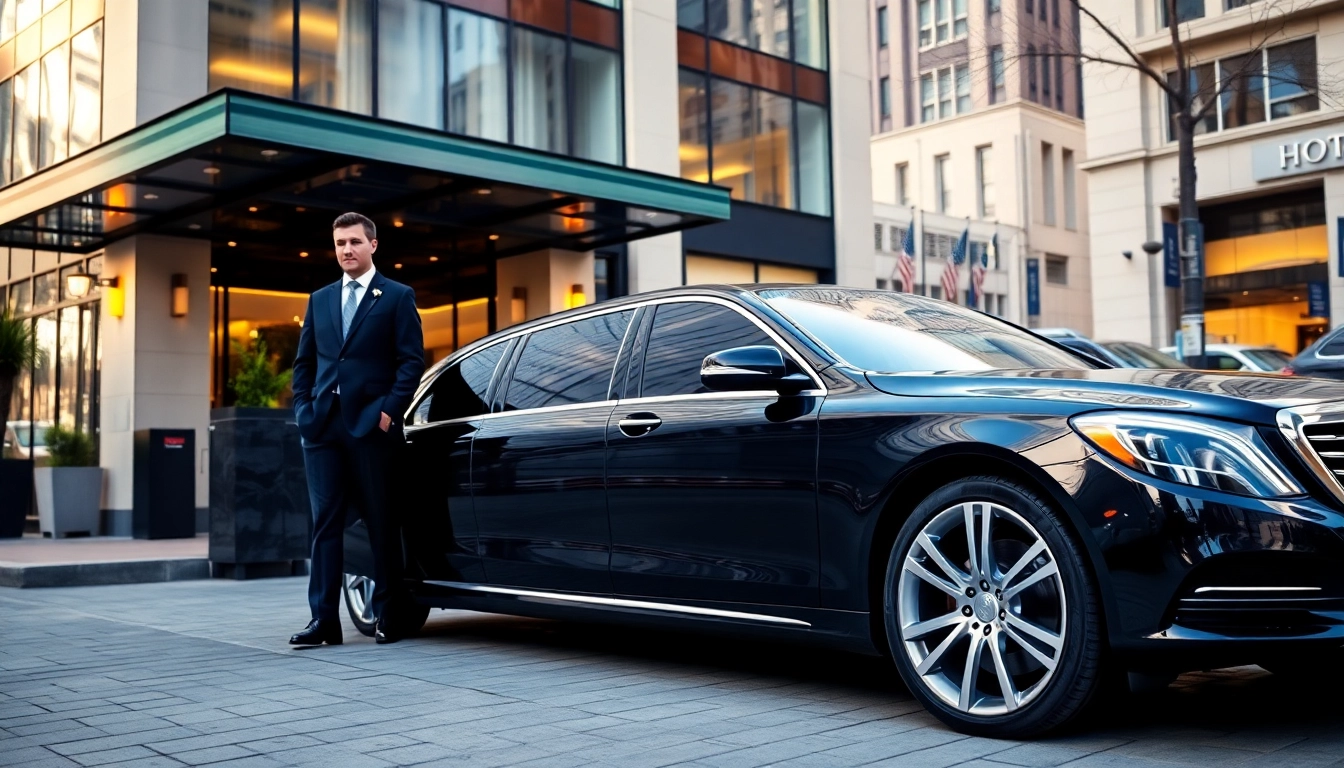 Experience premium black car service vancouver with a chauffeur and luxury vehicle ready for passengers.