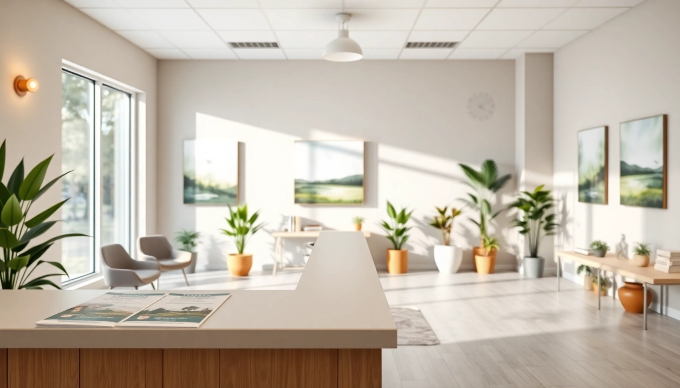Welcoming wellness clinic designed to promote holistic health in a serene environment.