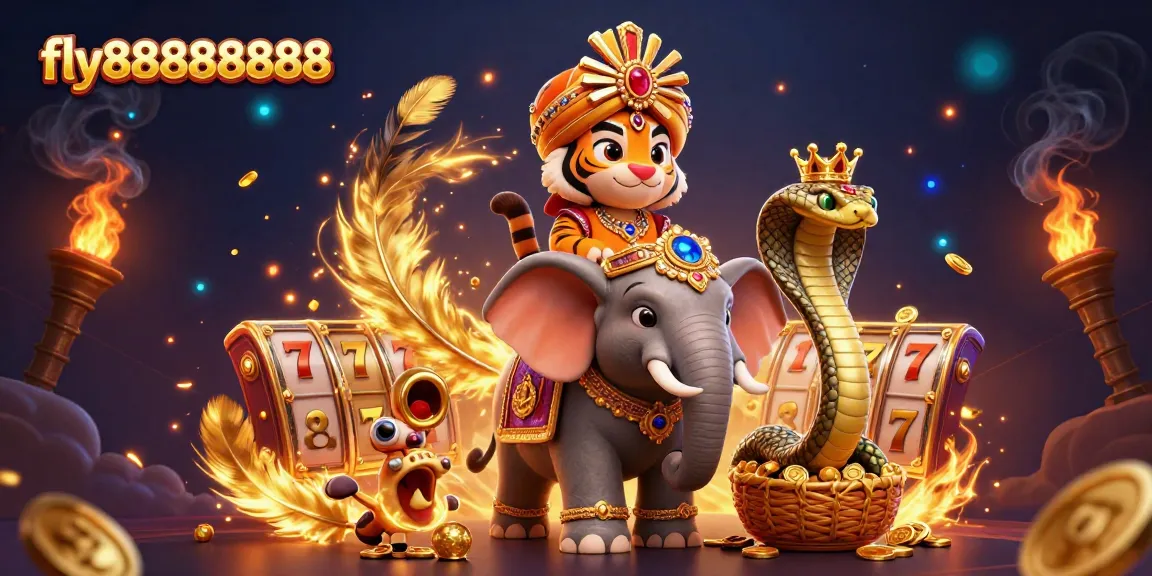 Experience thrilling slot games at fly88888888 with vibrant 3D characters and dazzling elements.
