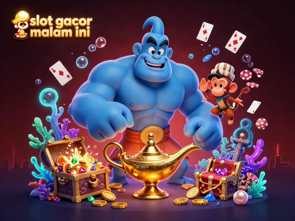 Taklukkan permainan dengan slot gacor malam ini, genie dan peti harta karun di dunia kasino.