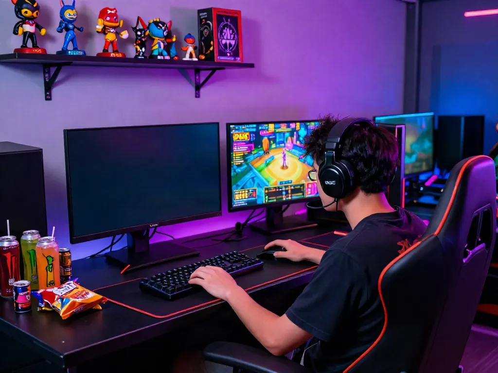 Player engaged in PG SLOT gaming, vibrant graphics, immersive atmosphere