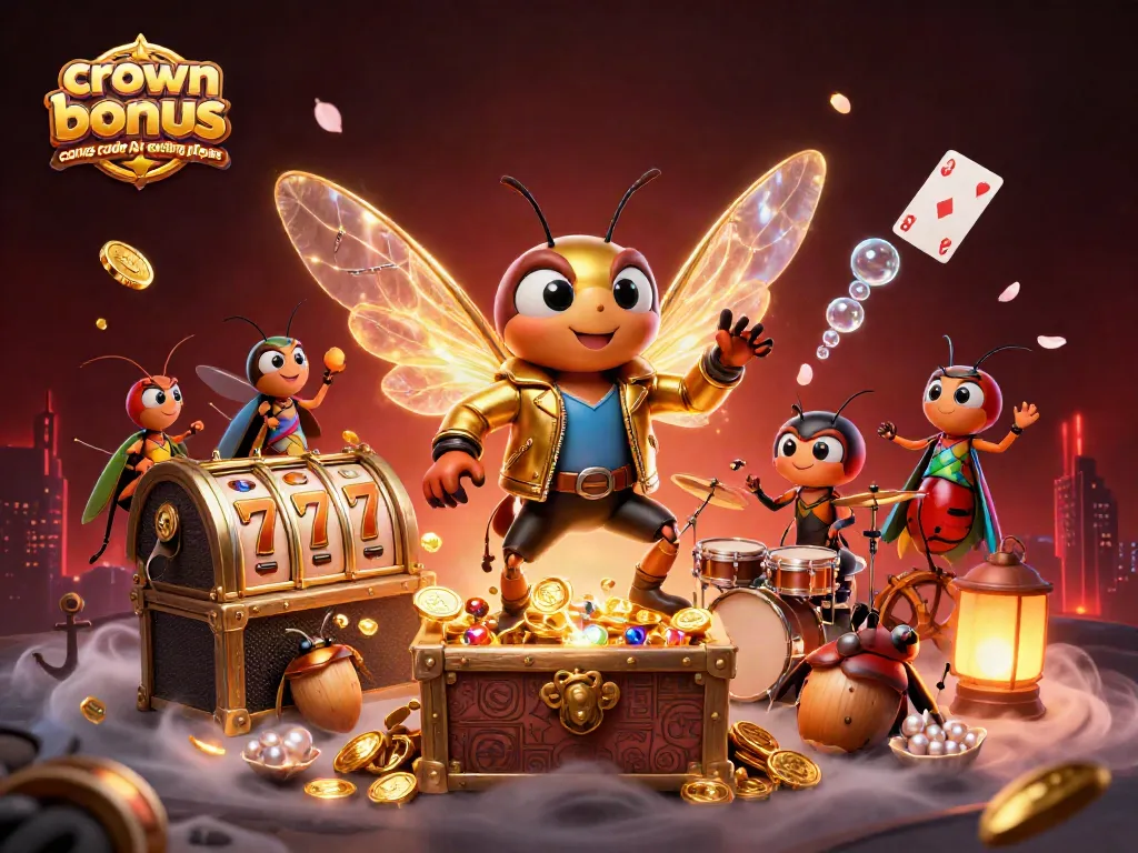 Engage with crown coins bonus code for existing players in a vibrant casino environment filled with exciting game elements.