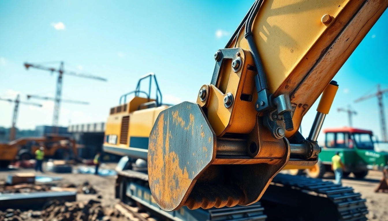 Excavator digging on a construction site showcasing operational efficiency and strength.