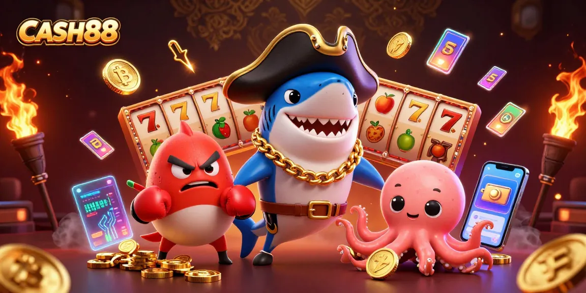 Experience excitement at CASH88 with charismatic casino characters and vibrant gaming elements.