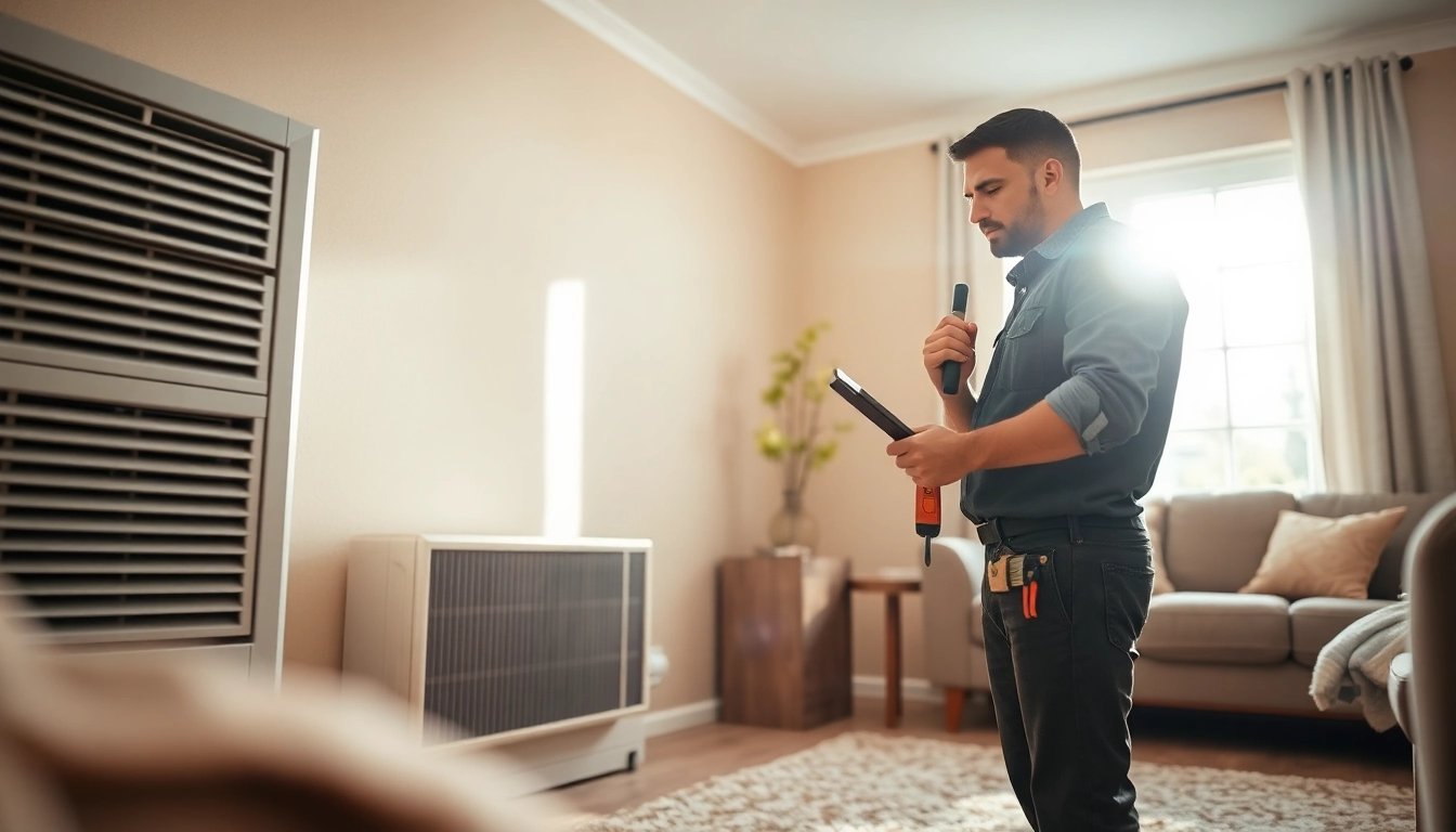 Expert heating repair beekman ny technician working on a home heating system.