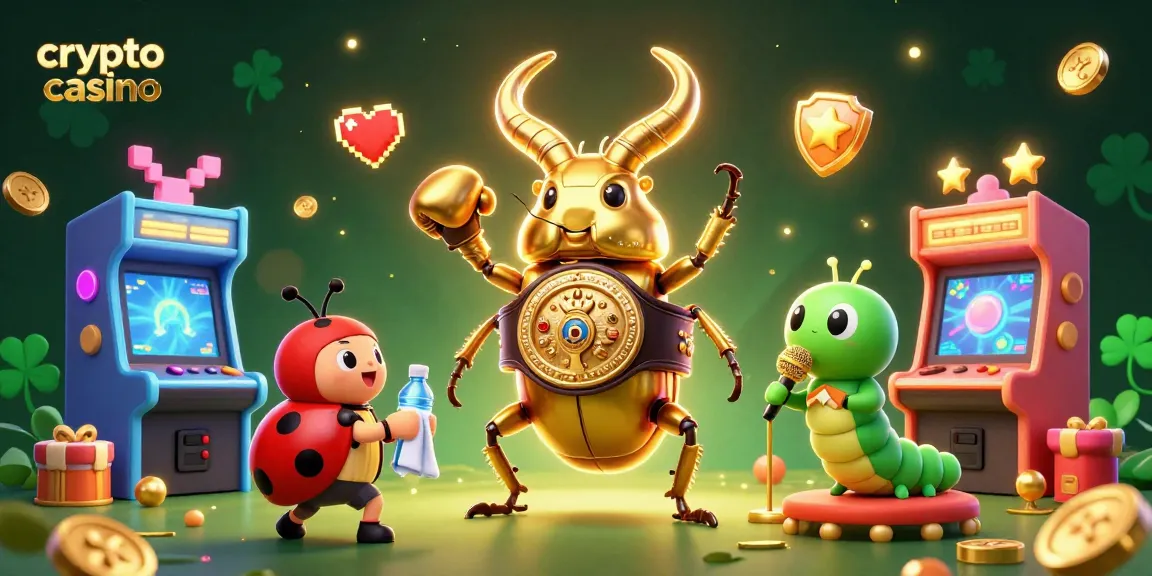 Jouer au crypto casino avec des personnages cartoon animés en scène colorée et dynamique.