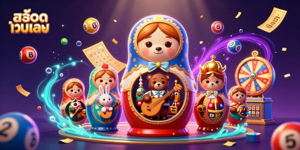 สนุกกับสล็อตเว็บตรงในภาพการ์ตูนน่ารักที่สื่อถึงความตื่นเต้นของคาสิโน
