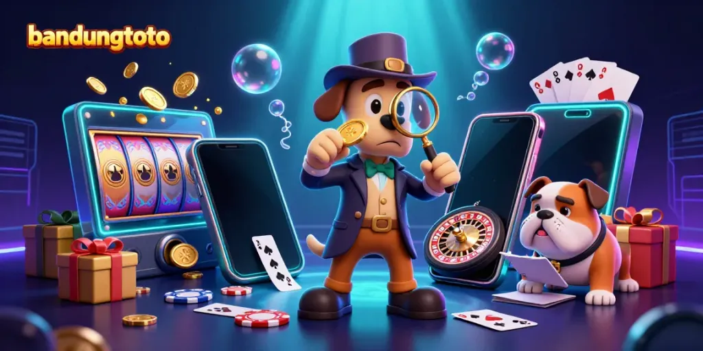 Join the detective bloodhound and Watson at bandungtoto as they find clues in a vibrant casino atmosphere.