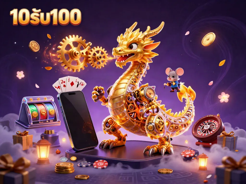 เกม 10รับ100 บนมือถือกับมังกรทองในคาสิโนออนไลน์ ที่เต็มไปด้วยความสนุก