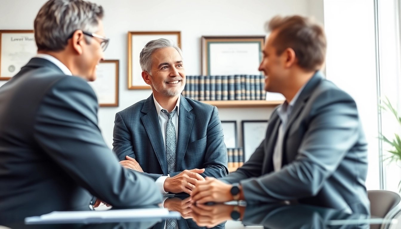 Consultation with a Civil Litigation Attorney in a modern law office