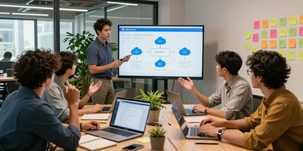 使用 WPS Office 下载的团队协作场景，展示云同步工作流程。