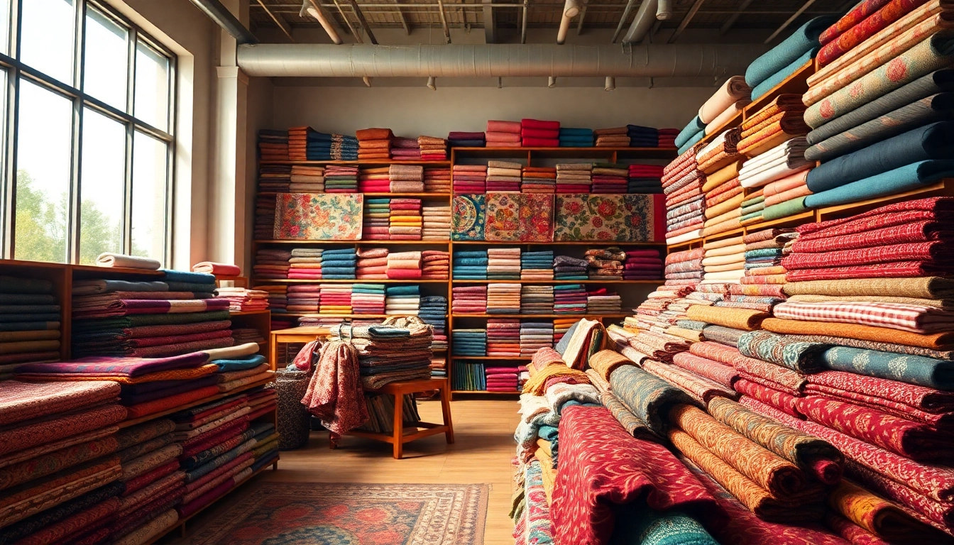 Discover the vibrant offerings of stoffenwinkel, showcasing diverse fabric patterns and textures for creative projects.
