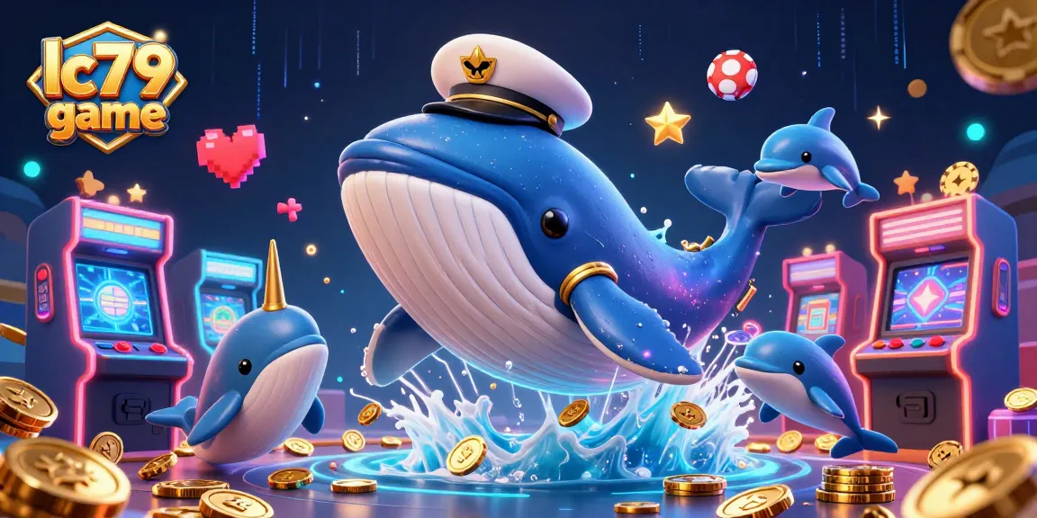 Chơi lc79 game cùng cá khổng lồ và hiệu ứng hấp dẫn giữa biển vàng tiền thưởng!